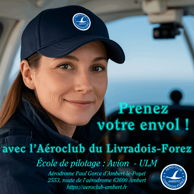 Prenez votre envol avec l&rsquo;Aéroclub du Livradois-Forez